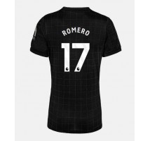 Tottenham Hotspur Cristian Romero #17 Koszulka Wyjazdowa damskie 2025-26 Krótki Rękaw